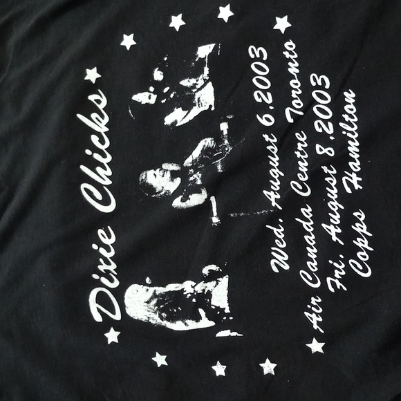 Vintage 2003 Dixie Chicks Live In Concert Air Canada Center Toronto T-Shirt - Picture 5 of 6
